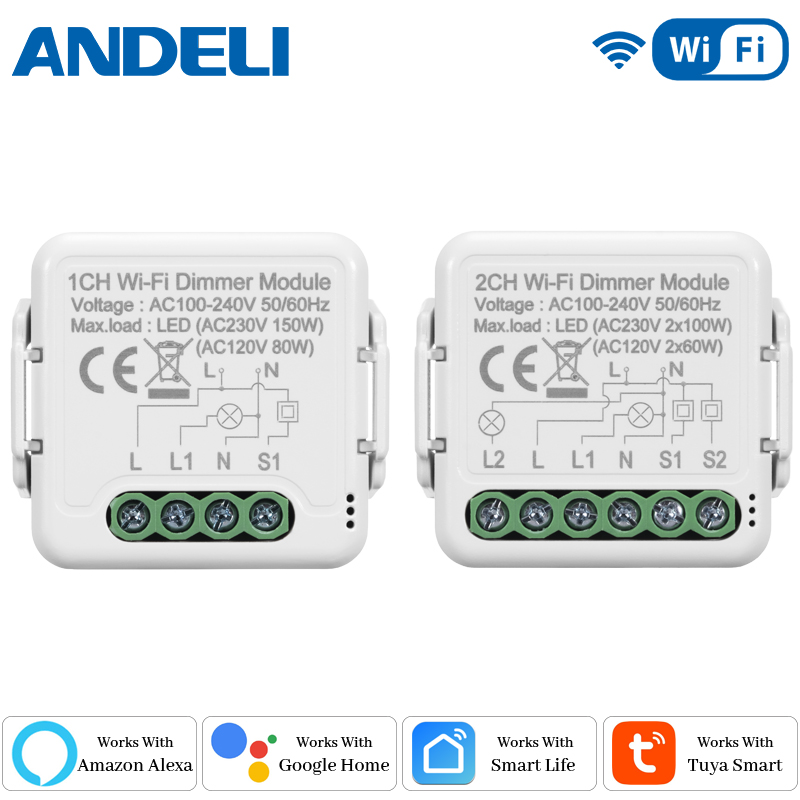 Diy Electronic Modules - DIY WLAN Smart Dimmer-Schaltermodul Tuya/Smartlife APP