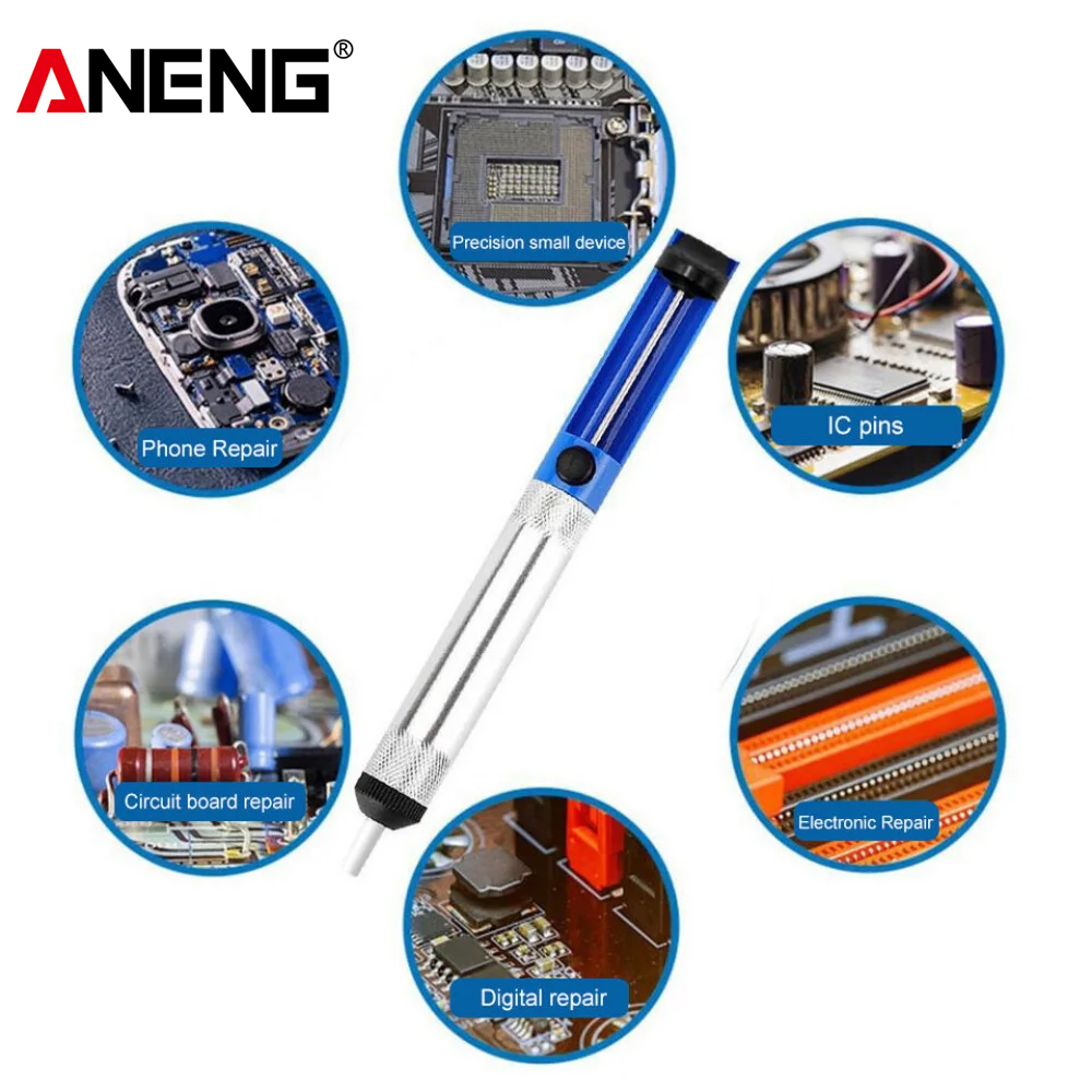 Diy Electronics Lab - ANENG Entlötpumpe Eisen Desolder Schweißentfernung Lötsauger