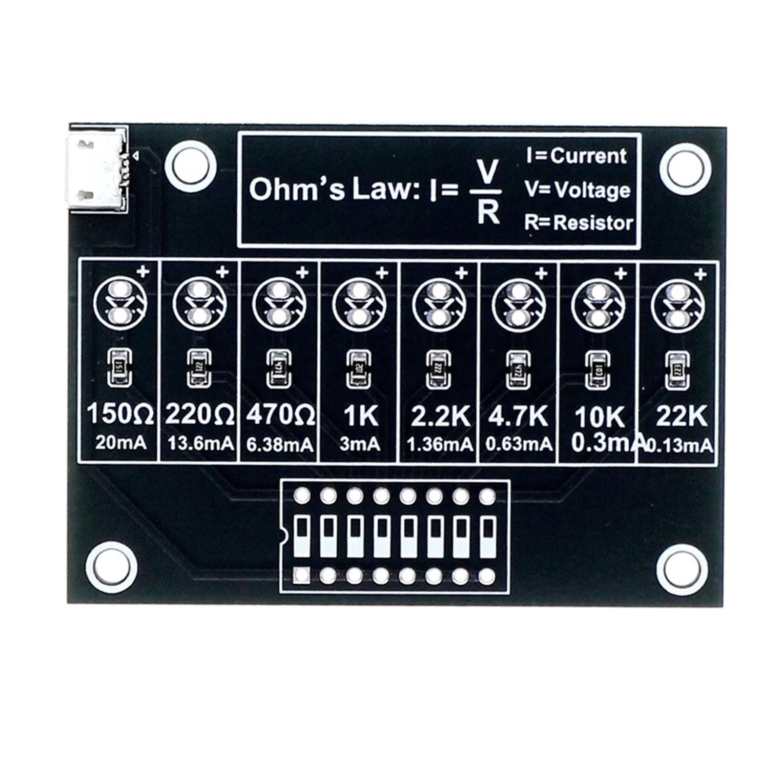 Diy Projects With Electronics - DIY Lötübungs-Set Schweißset Elektronisches Schaltkreis-Projekt Trainings-Widerstands-Lernboard