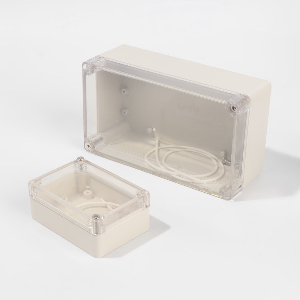 Diy Electronics Websites - Weißes wasserdichtes Gehäuse Kunststoff-Anschluss dose elektronische
