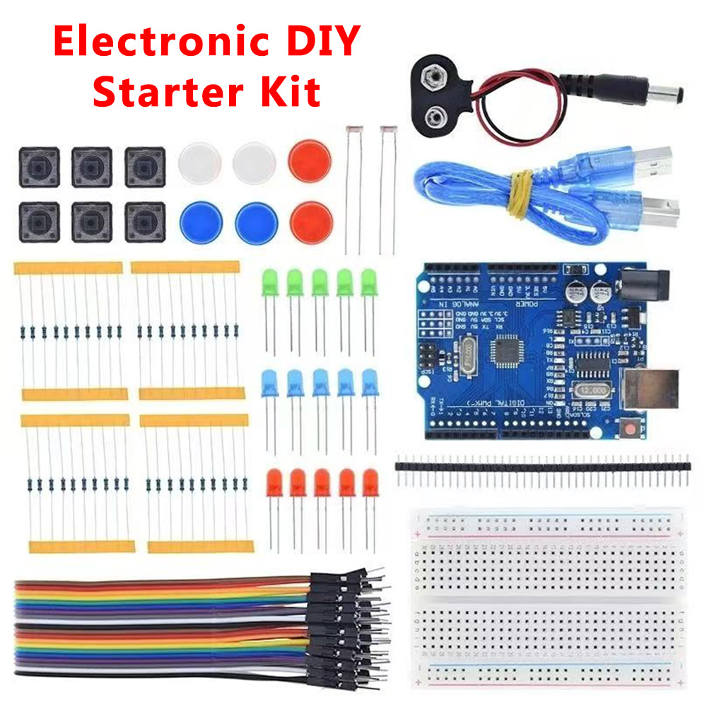 Diy Electronics Lab - Elektronisches DIY-Starter-Kit für Arduino R3 Board