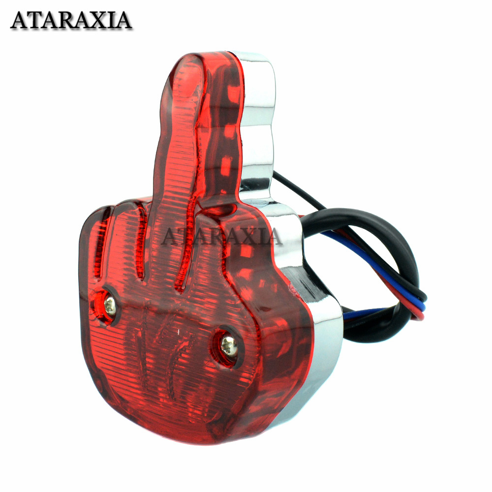 Diy Lamp Electronics - Motorrad Mini LED Mittelfinger LED Rücklicht