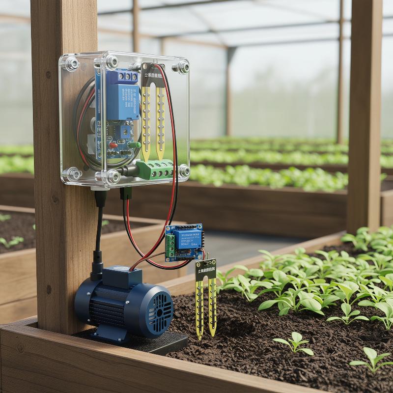 Diy Electronic Modules - Kapazitiver Bodenfeuchtesensor-Bausatz mit Relaismodul für DIY-Gartenbau