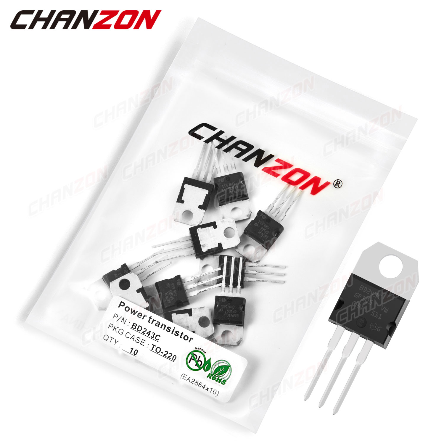 Diy Electronics For Sale - 10Pcs BD243C ZU-220 BD243 Power Transistor