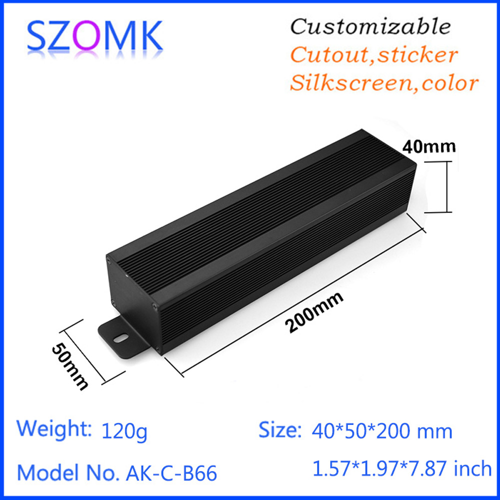 Diy Electronics Websites - 1 Stück 40*50*200mm Aluminiumgehäuse Elektronik DIY