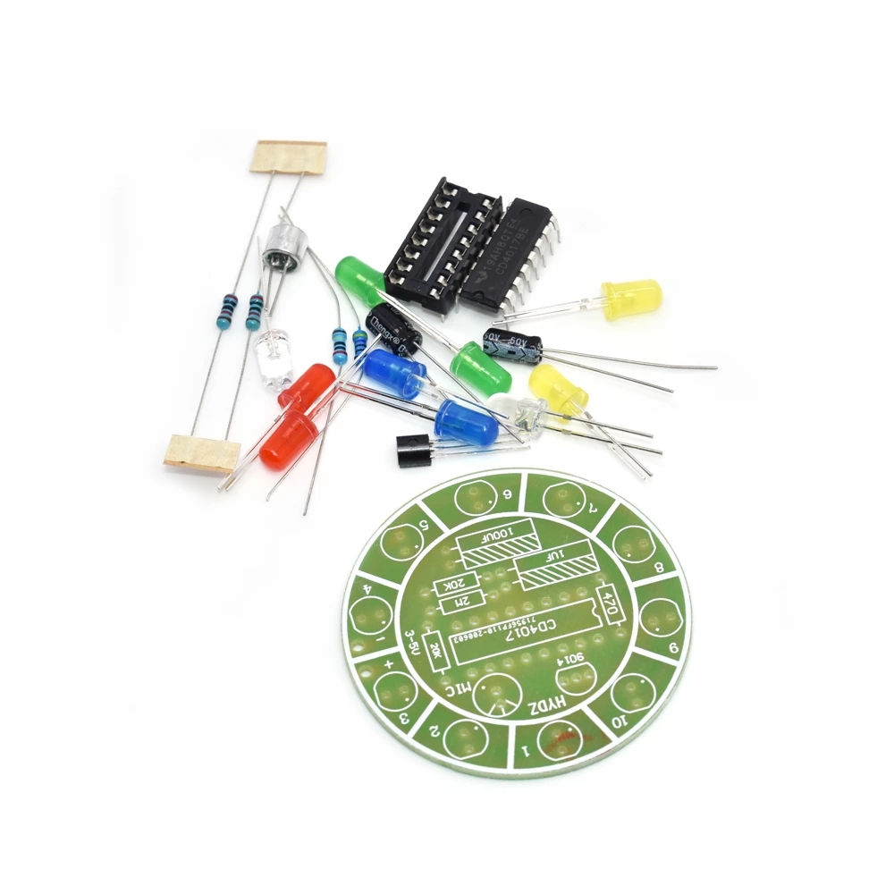 CD4017 bunte Sprachsteuerung r – Diy Electronics Lab Bewertung und Preis