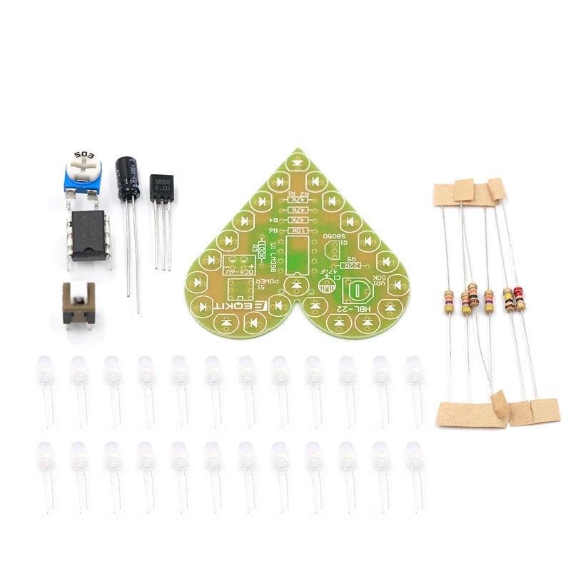 DIY-Kit, Herzform, Atemlampen- – Diy Electronics Lab Bewertung und Preis