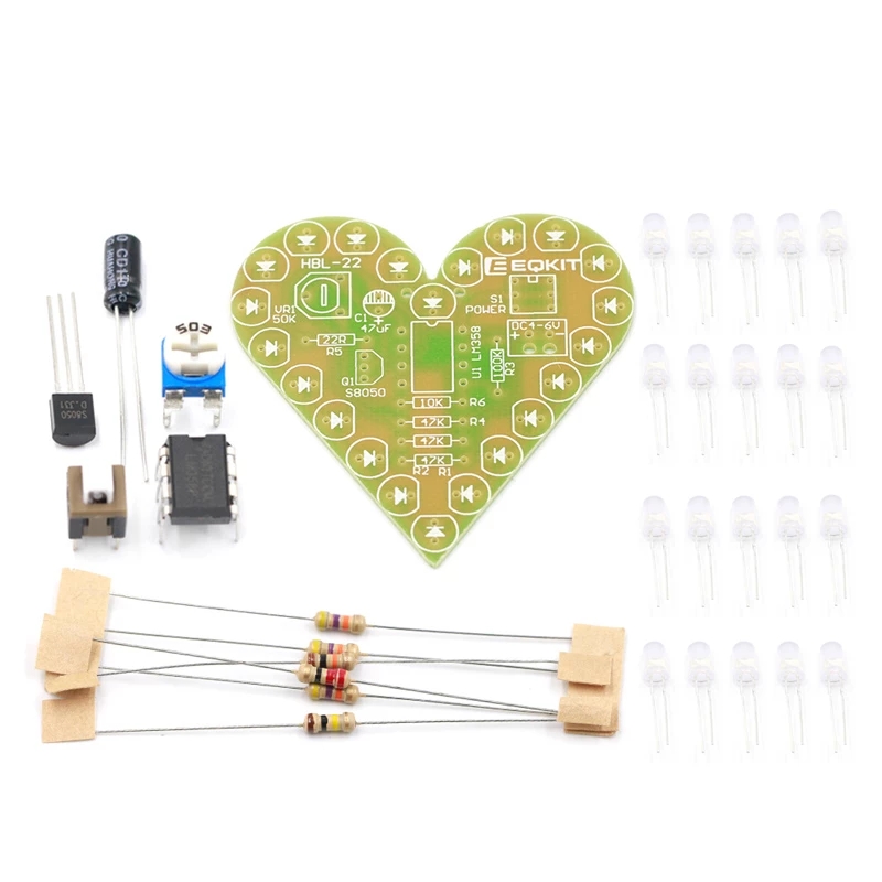 DIY-Kit, Herzform, Atemlampen- – Diy Electronics Lab Bewertung und Preis