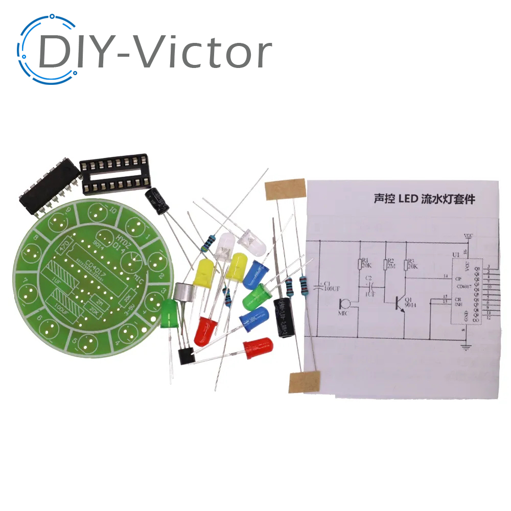 Cd4017 bunte Sprach steuerung  – Diy Electronics Lab Bewertung und Preis