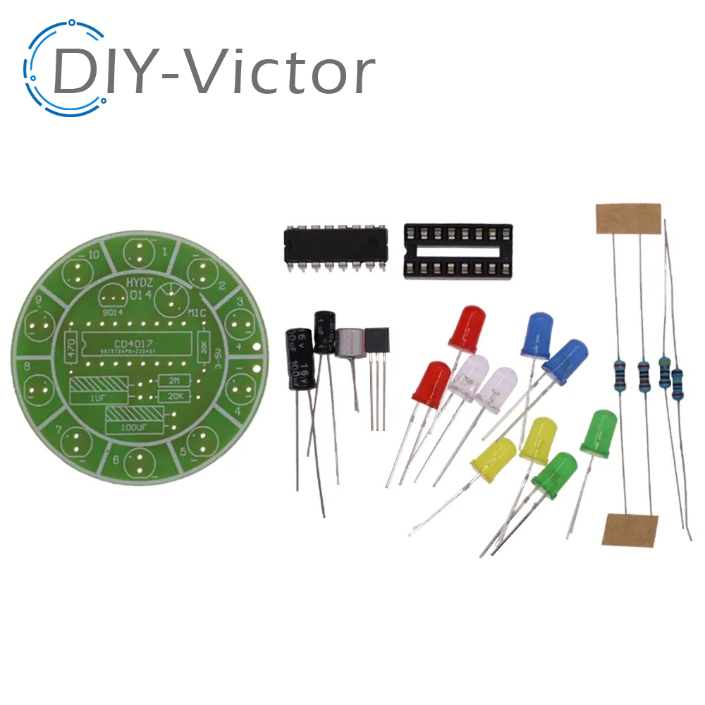 Cd4017 bunte Sprach steuerung  – Diy Electronics Lab Bewertung und Preis