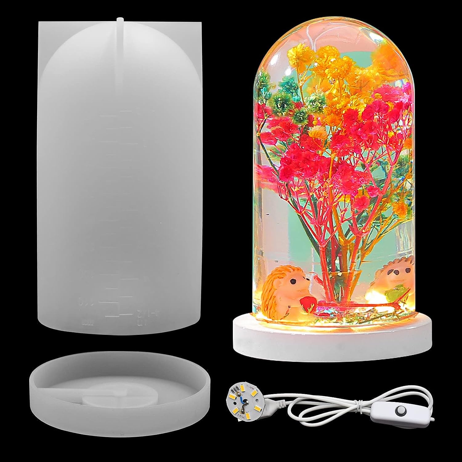 DIY Kristall Epoxidharz Form L – Diy Lamp Electronics Bewertung und Preis